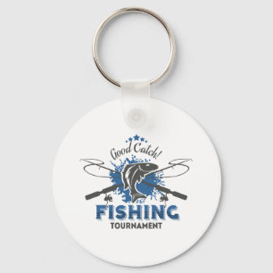 Fishing tournament key ring