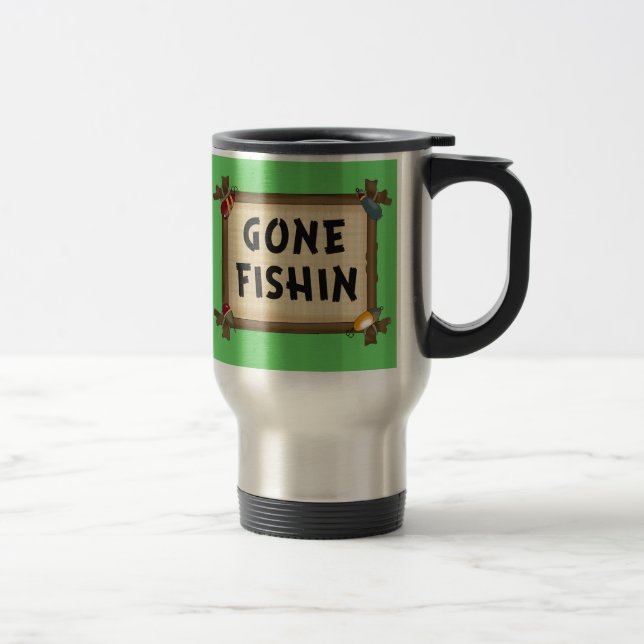 Fishing Travel Mug by SRF (Right)