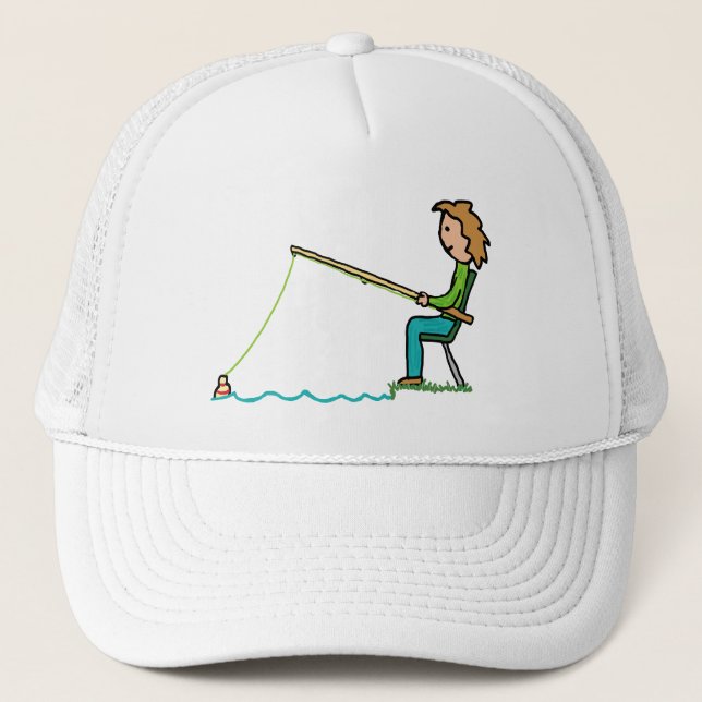 Fishing Trucker Hat (Front)