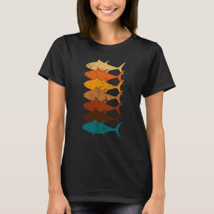 Fishing Tuna Retro Vintage Fisherman Angler Fisher T-Shirt