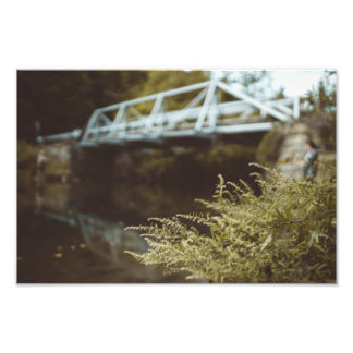 Fishing Under The Bridge Photo Print