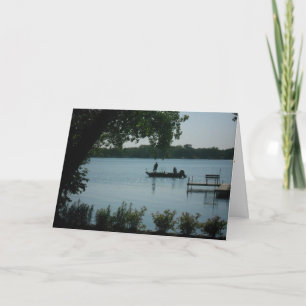 "Fishing Upon French Lake" Get Well Card