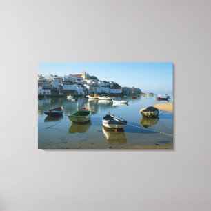 Fishing Village of Ferragudo, Algarve, Portugal Canvas Print