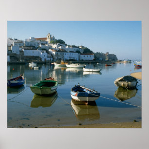 Fishing Village of Ferragudo, Algarve, Portugal Poster