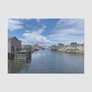 Fishing Village Peggy's Cove Tissue Paper