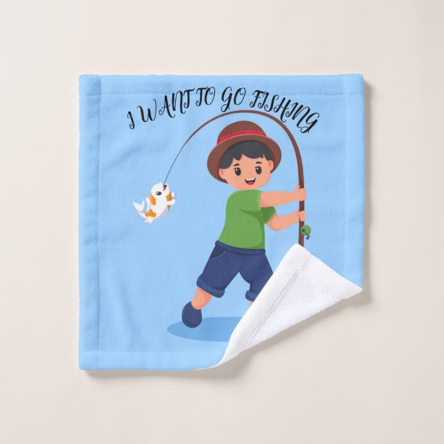  FISHING WASH CLOTH FOR KIDS (Wash Cloth)