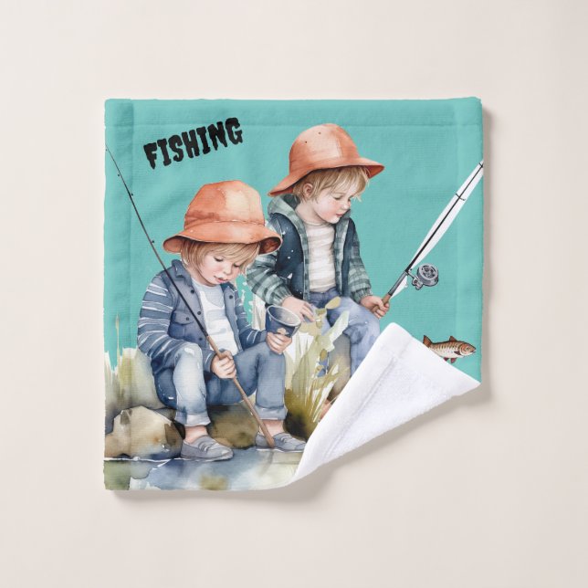  FISHING WASH CLOTH FOR KIDS (Wash Cloth)