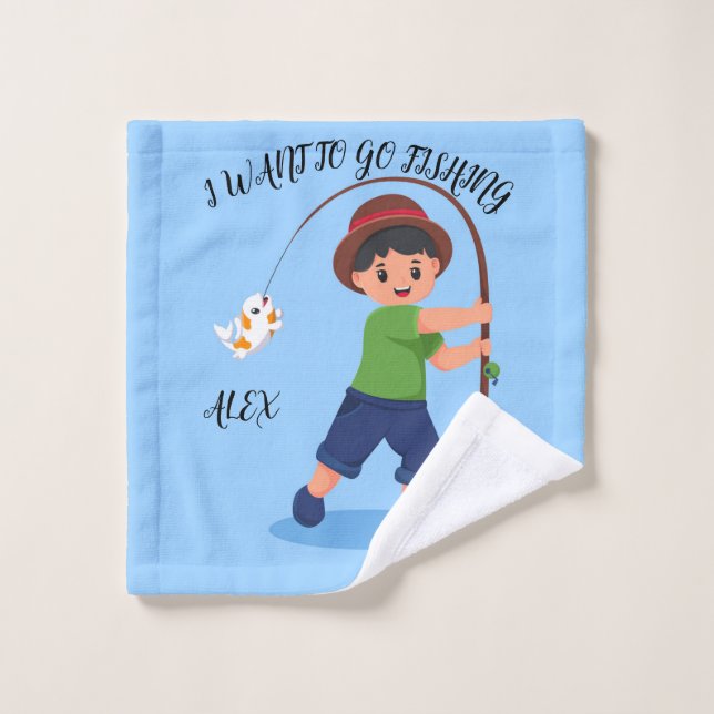  FISHING WASH CLOTH FOR KIDS (Wash Cloth)