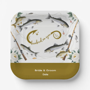 Fishing Wedding themed for Fishing lovers Paper Plate