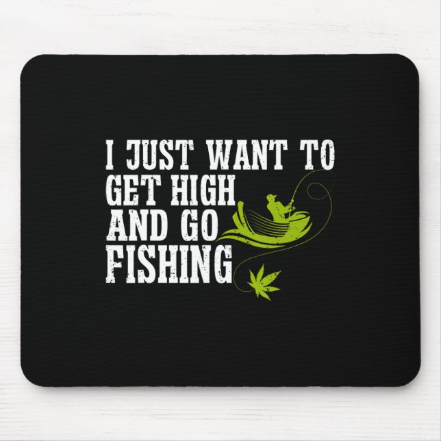 Fishing Weed Fischerman Angler 1  Mouse Pad (Front)