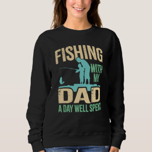 Fishing With Dad Sons & Daughters Fish Team Angle Sweatshirt