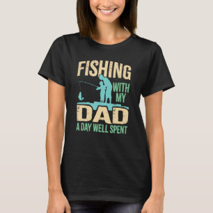 Fishing With Dad Sons & Daughters Fish Team Angle T-Shirt