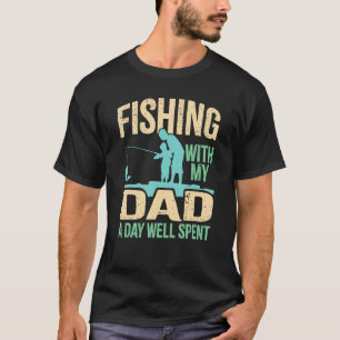 Fishing With Dad Sons & Daughters Fish Team Angle T-Shirt