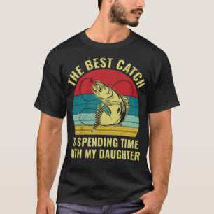Fishing With Daughter Father Matching Fishing Dad T-Shirt