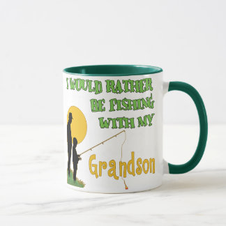 Fishing With Grandson Mug