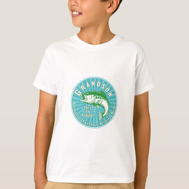 Fishing with Grandson T-Shirt (Front)