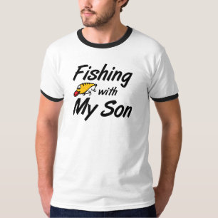 Fishing with My Son Angling Dad T-shirts