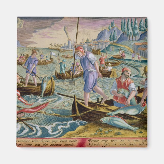 Fishing with Nets and Tridents in the Bay of Naple Magnet (Front)