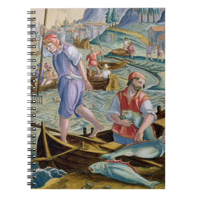 Fishing with Nets and Tridents in the Bay of Naple Notebook (Front)