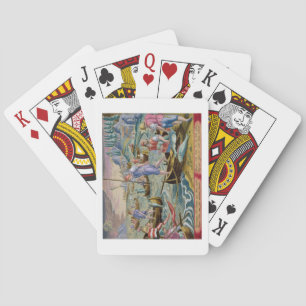 Fishing with Nets and Tridents in the Bay of Naple Playing Cards