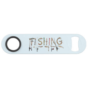 Fishing Word Bottle Opener