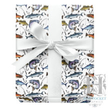 Fishing Wrapping Paper