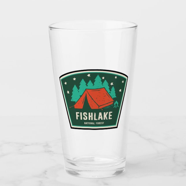 Fishlake National Forest Camping Glass (Front)