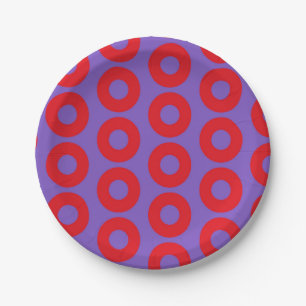 Fishman Doughnut Paper Plates