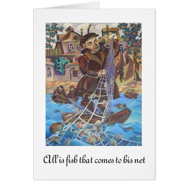 Fishman original painting Card (Front)