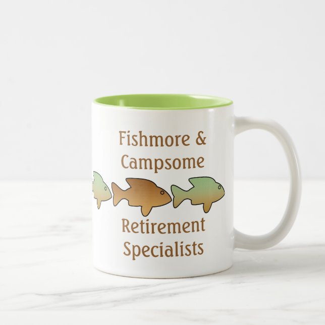 Fishmore & Campsome, retirement mug (Right)