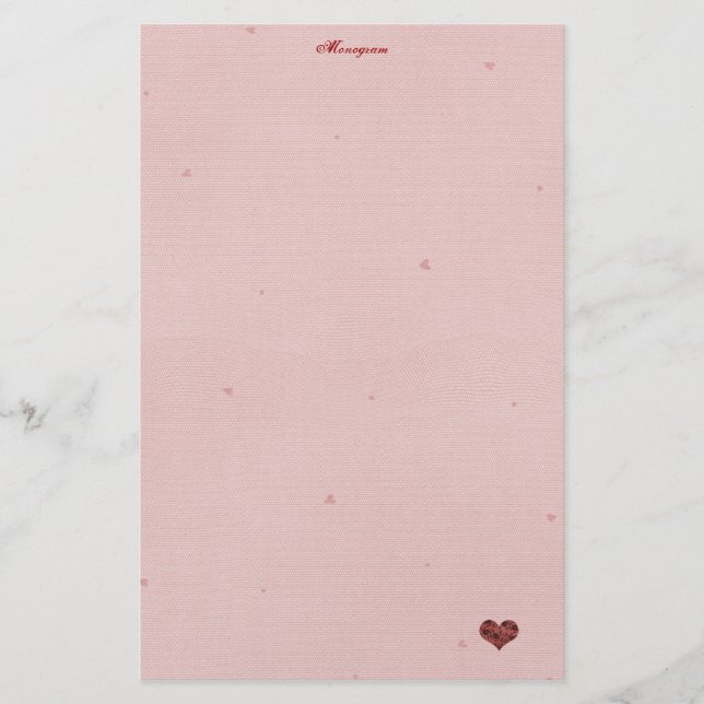 Fishnet and Love Letter Paper! Stationery (Front)