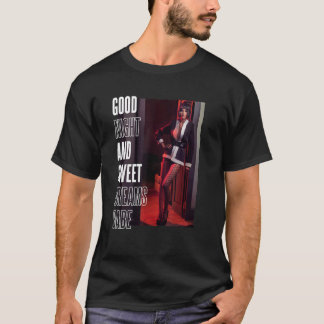 Fishnet Stockings Girl On Nightwear Mens Pajamas T-Shirt