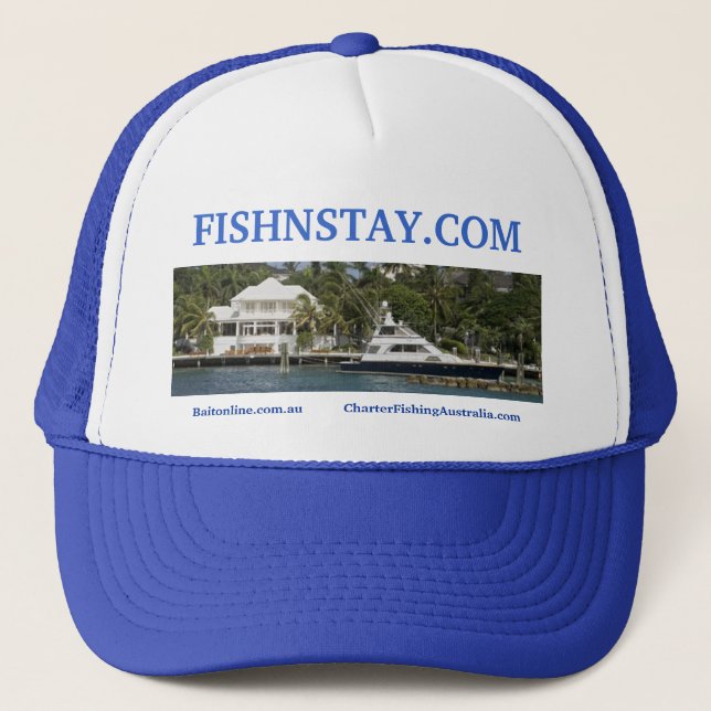 FISHNSTAY TRUCKER HAT (Front)