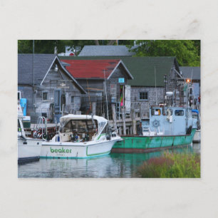 fishtown in Leland Postcard