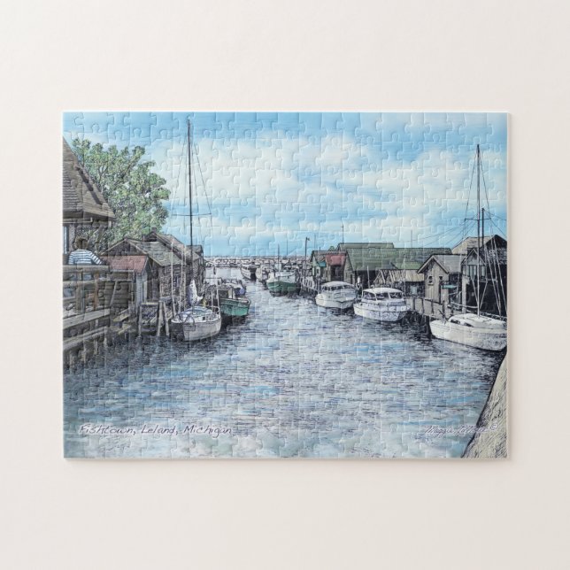 Fishtown Jigsaw Puzzle (Horizontal)