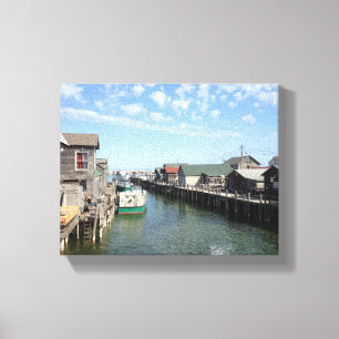 Fishtown, Leland, Michigan Canvas Print