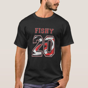 Fishy 20 Aho Carolina Professional Ice Hockey Insp T-Shirt