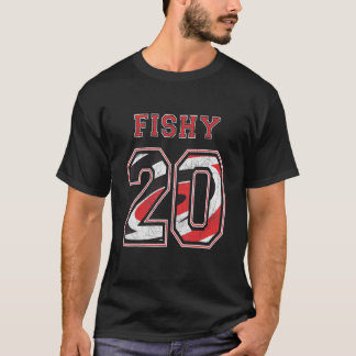 Fishy 20 Aho Carolina Professional Ice Hockey Insp T-Shirt
