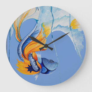 Fishy Acrylic Wall Clock