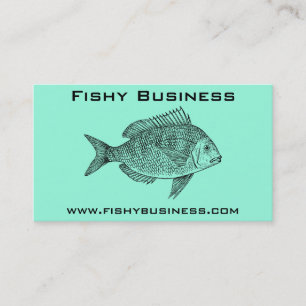 Fishy business corporate trend business card