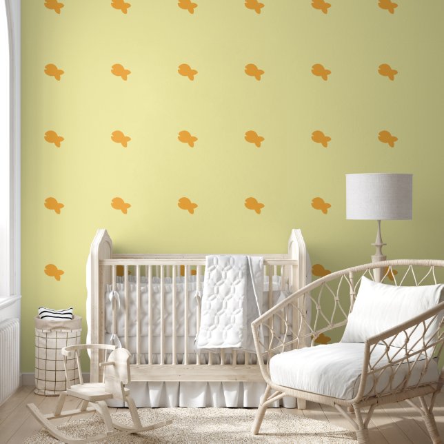 Fishy Fishy Kids Yellow Orange  Wallpaper (Kids)