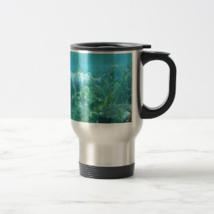 Fishy fishy... underwater image travel mug