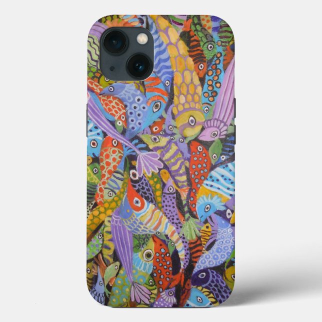 Fishy Friends Case-Mate iPhone Case (Back)