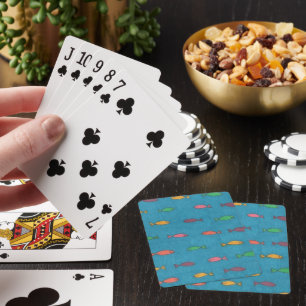 Fishy Pattern Playing Cards