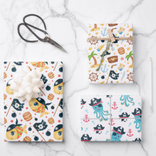 Fishy Pirate Pack Wrapping Paper