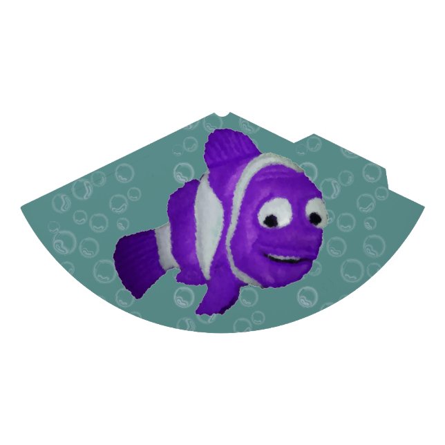 Fishy Purple Party Hat (Front)