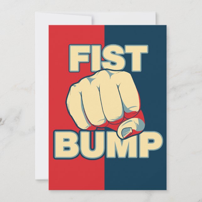 Fist Bump Invitation (Front)