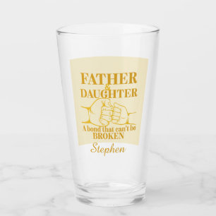 FIST BUMP Personalised Dad Fathers Day Glass