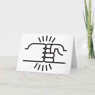 Fist Bumps Ahead! Card