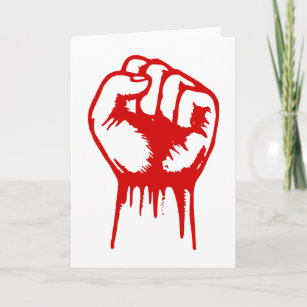 Fist Greeting Cards